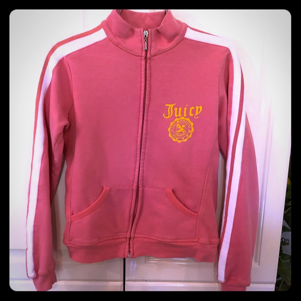 JUICY COUTURE Pink Coral Sweatshirt - Size Medium